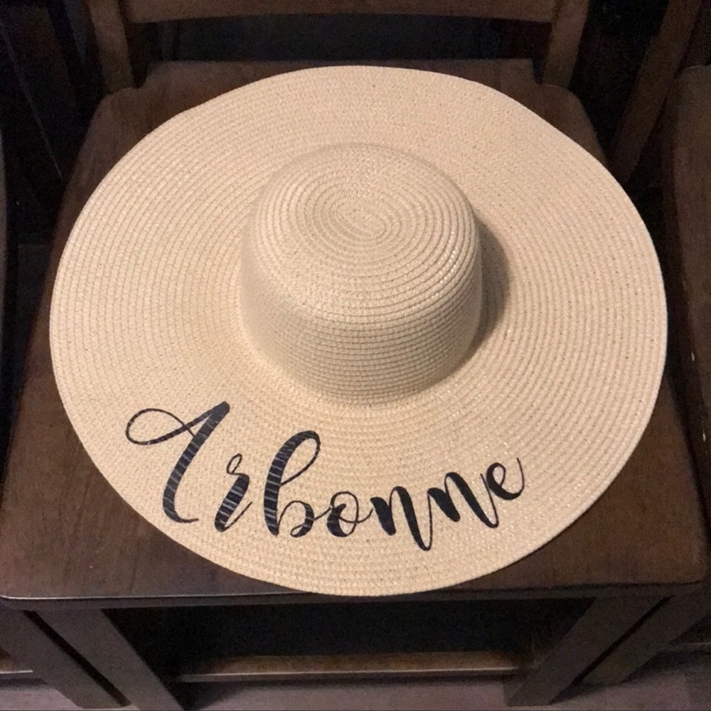 🎉Arbonne Beach Hat Floppy sun hat Straw Hat